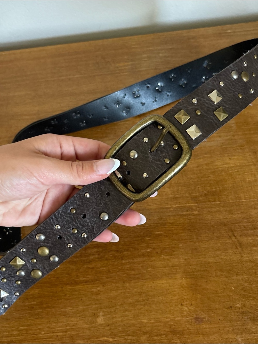 Y2K studded belt